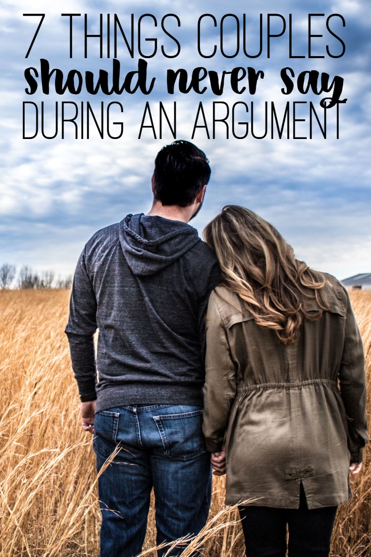 7 Things Couples Should Never Say During an Argument - Glue Sticks and ...