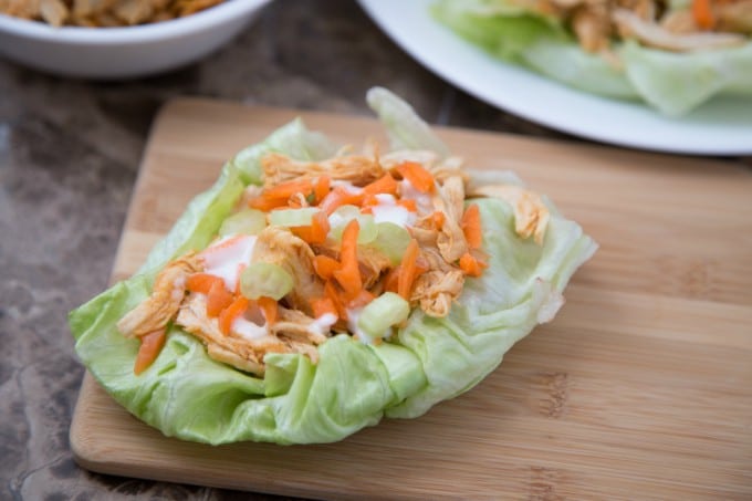 Delicious Low Carb Buffalo Chicken Lettuce Wraps