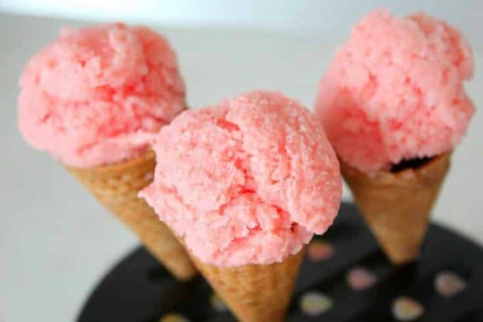 fresh watermelon ice cream