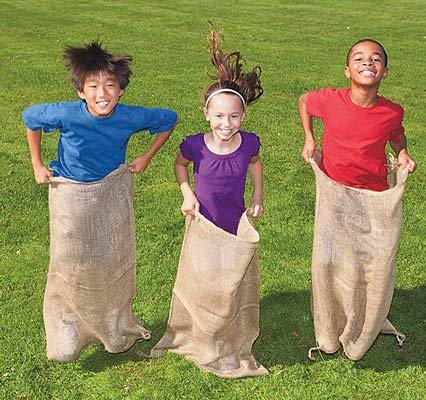 potato sack races