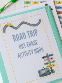 road trip activity book the kids can use again and again