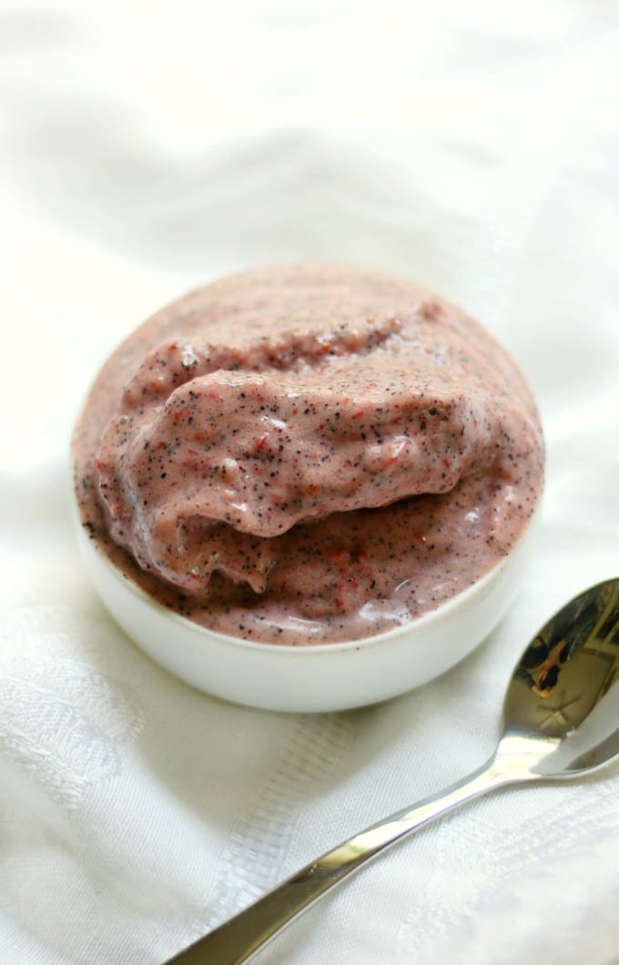 strawberry cappuccino ice cream