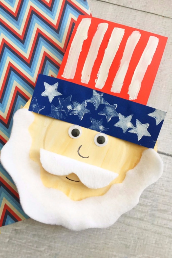 Patriotic Kids Craft: Uncle Sam