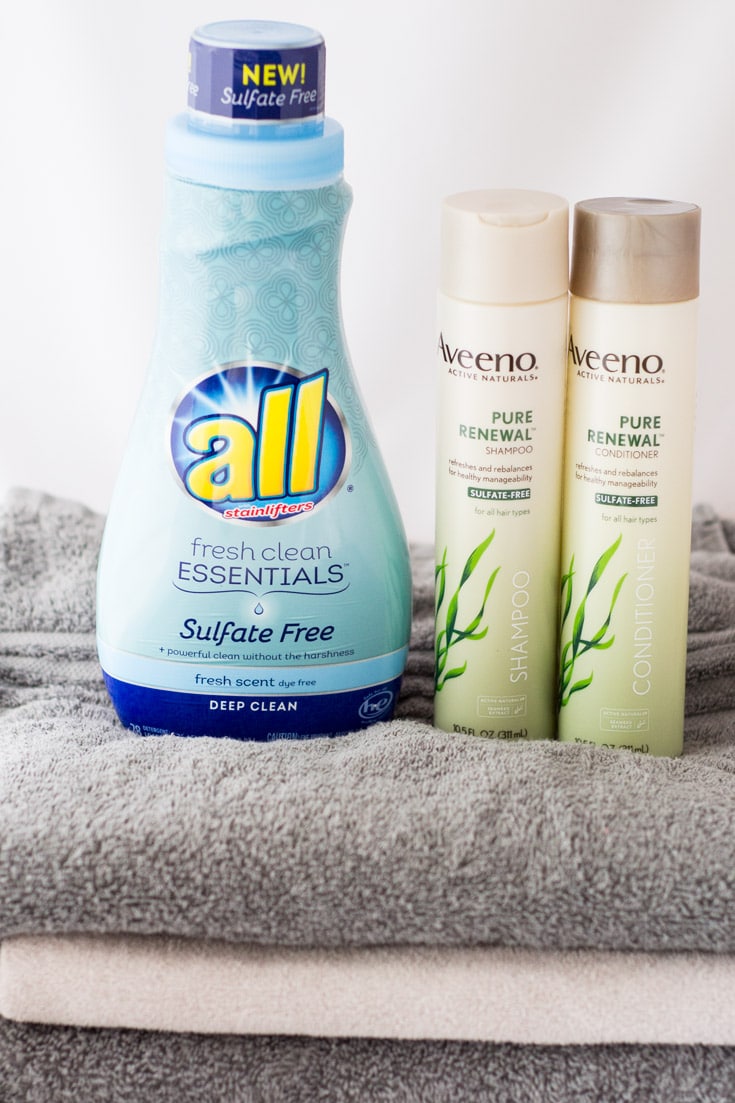 All and Aveeno Sulfate-Free Products