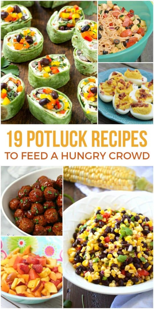 19 Potluck Recipes to Feed a Hungry Crowd - Glue Sticks and Gumdrops