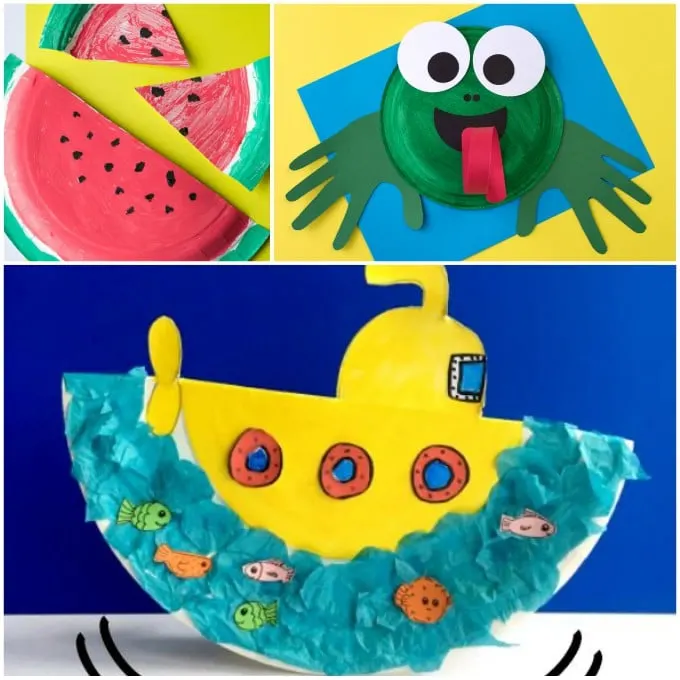 20 Summer Paper Plate Crafts for Kids- A Cultivated Nest
