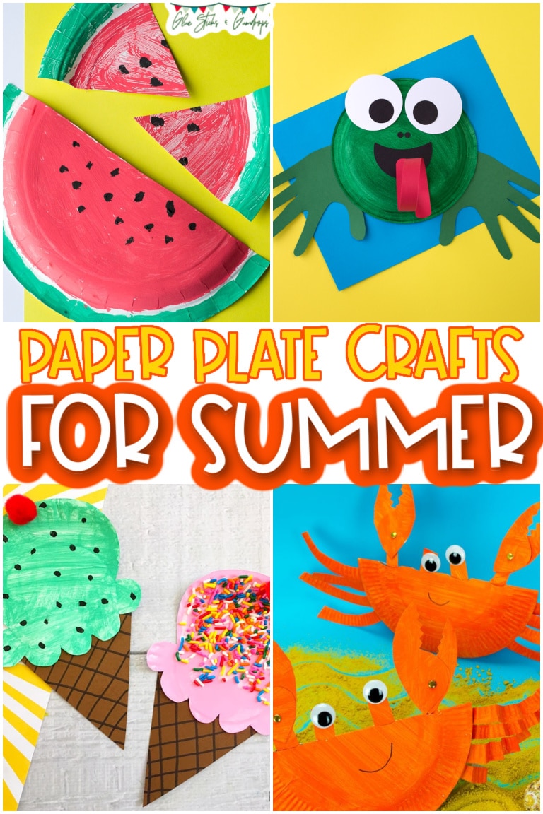 17 Fun Paper Plate Crafts for Summer - Glue Sticks and Gumdrops