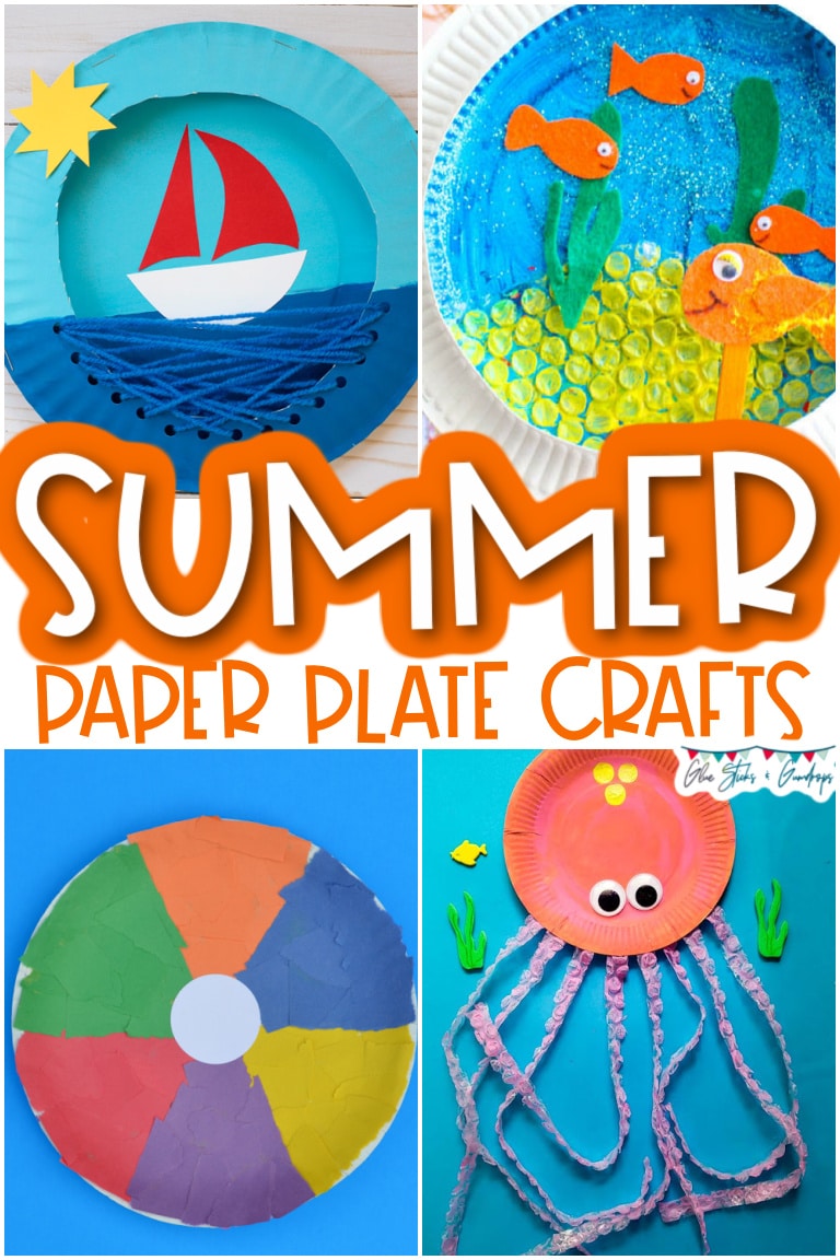 17 Fun Paper Plate Crafts for Summer - Glue Sticks and Gumdrops