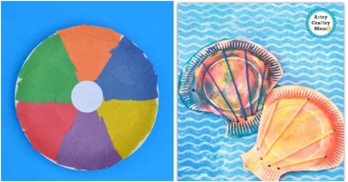 Summer Paper Plate Crafts