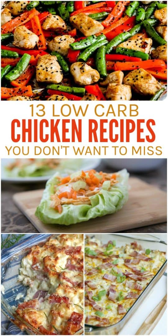 13 Low Carb Chicken Recipes You Don't Want to Miss - Glue Sticks and ...