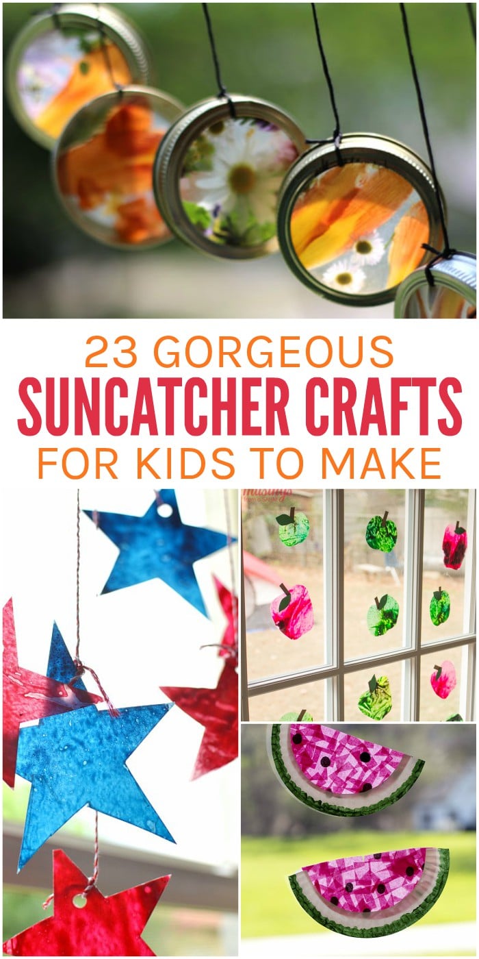 23 Gorgeous Suncatcher Crafts for Kids