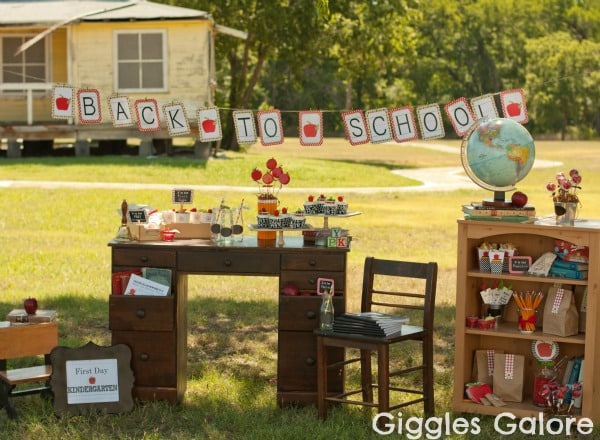 Book themed back to school party by Giggles Galore