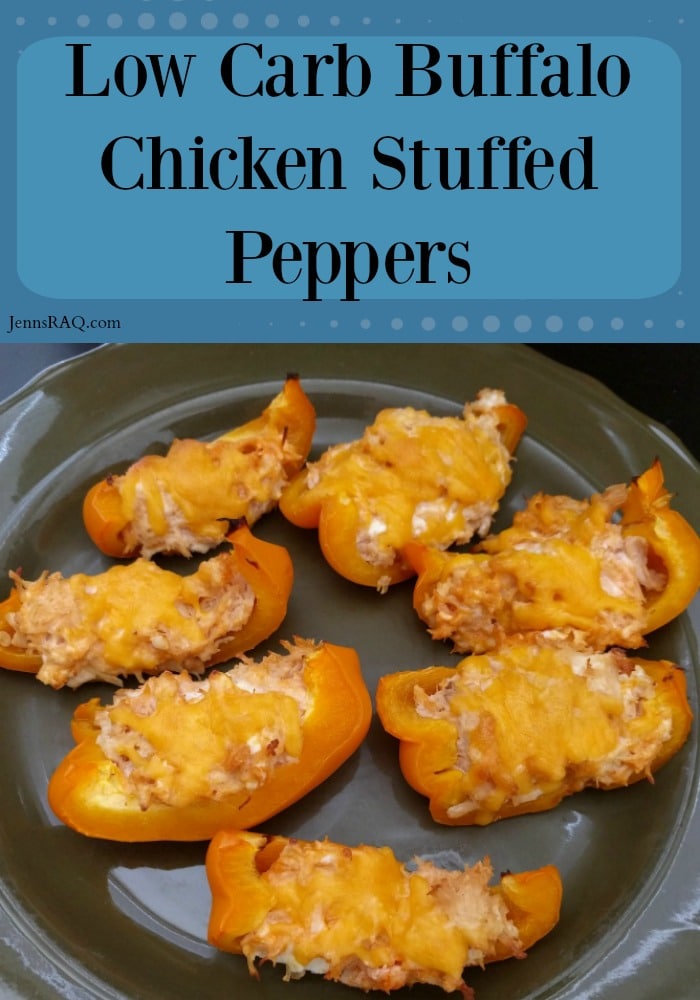 buffalo chicken stuffed peppers