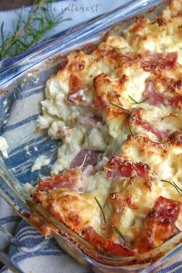 chicken cordon bleu casserole