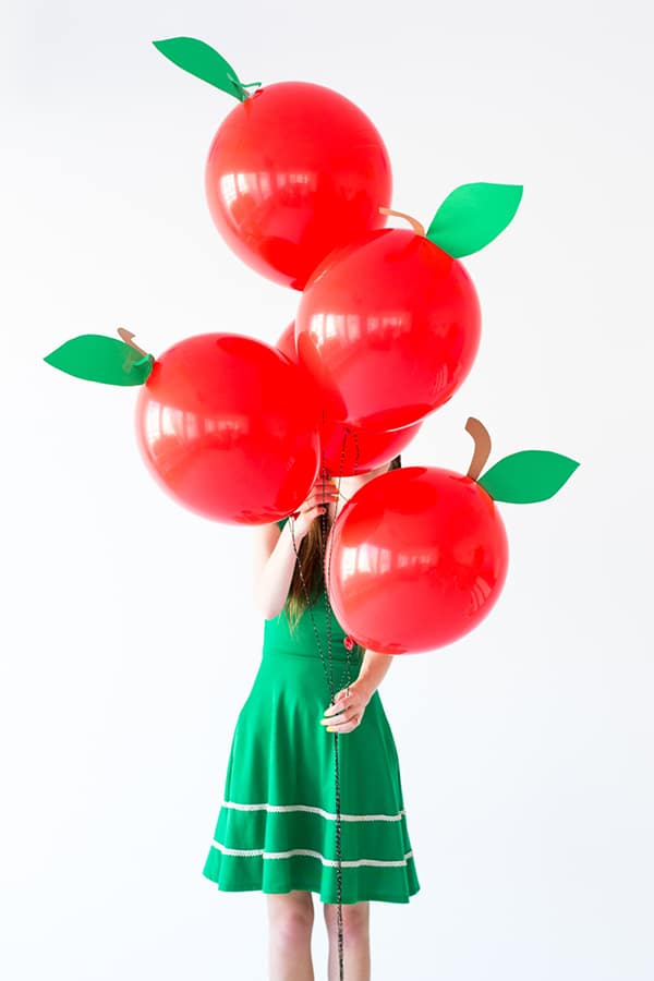 diy apple balloons from Studio DIY
