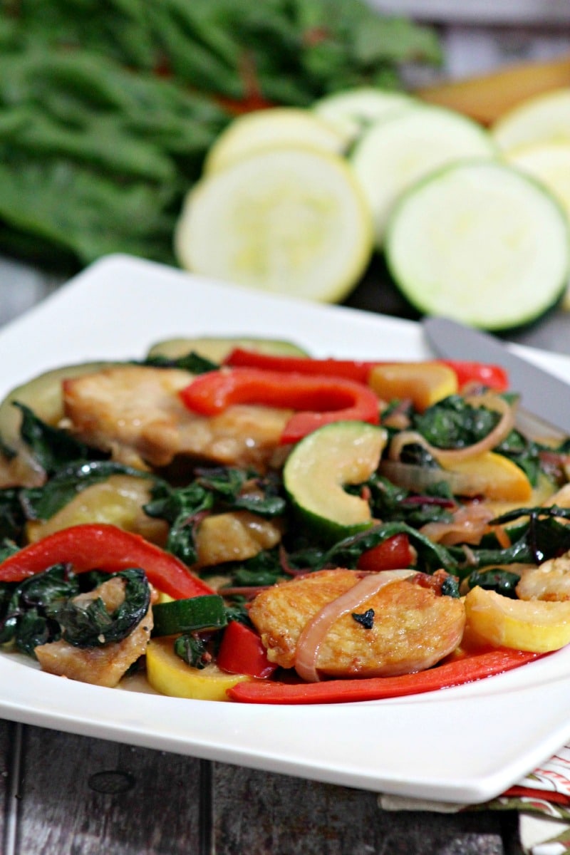 low carb chicken and swiss chard recipe