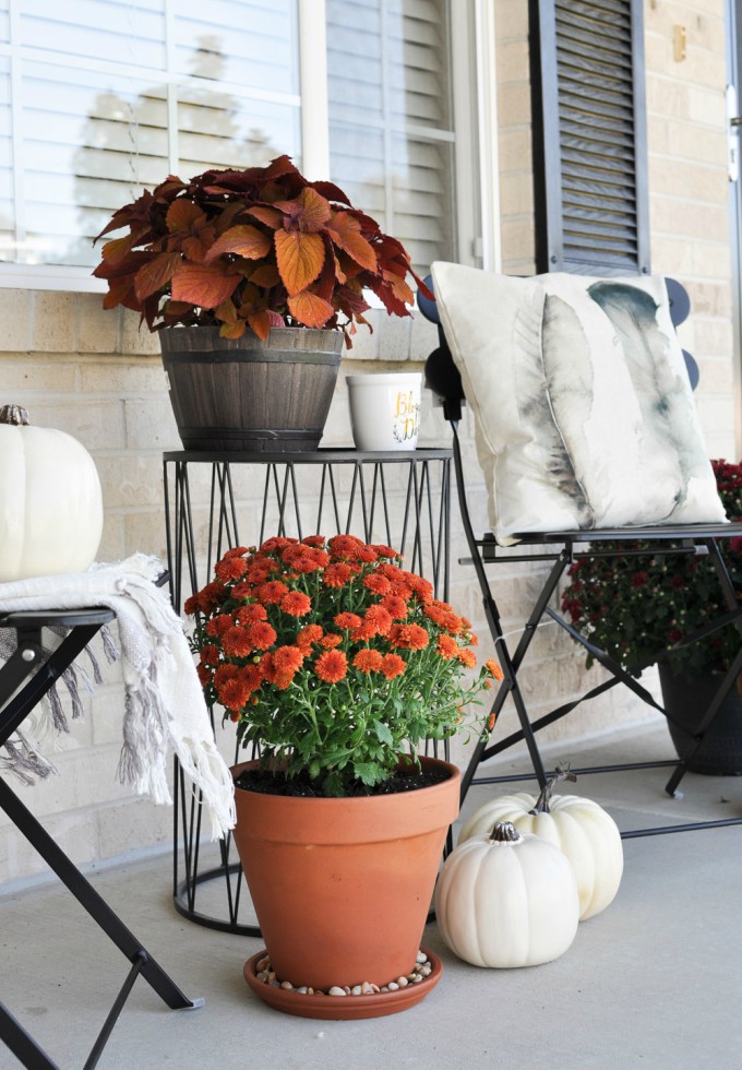 simple fall porch