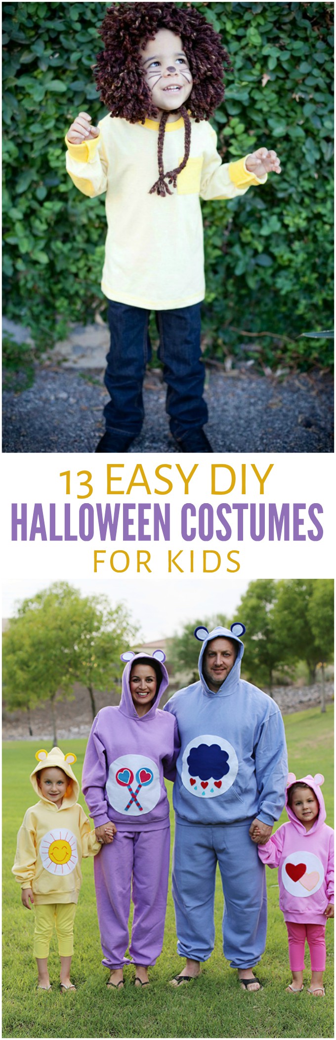 13 Easy DIY Halloween Costumes for Kids