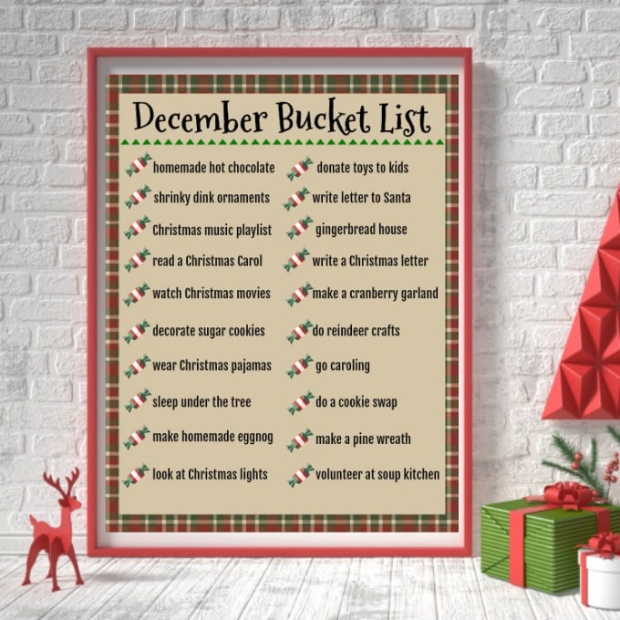 December bucket list
