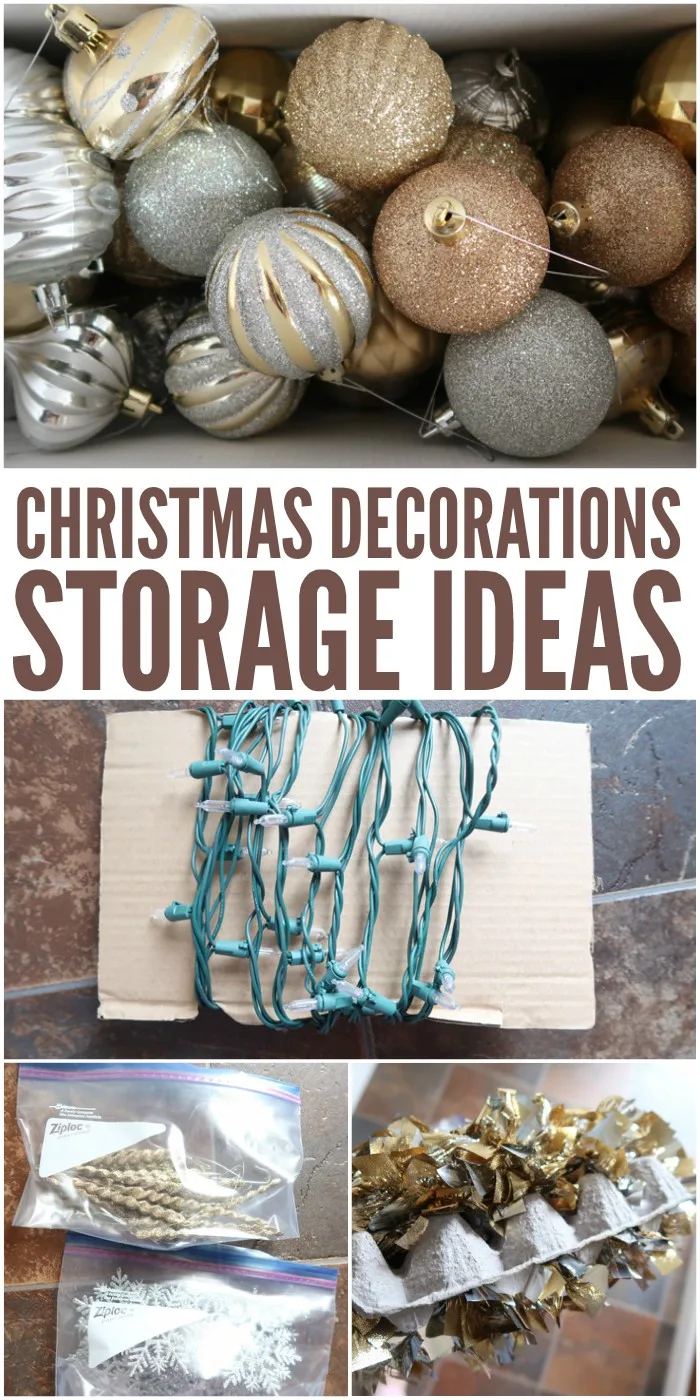 Christmas Ornament Storage Ideas