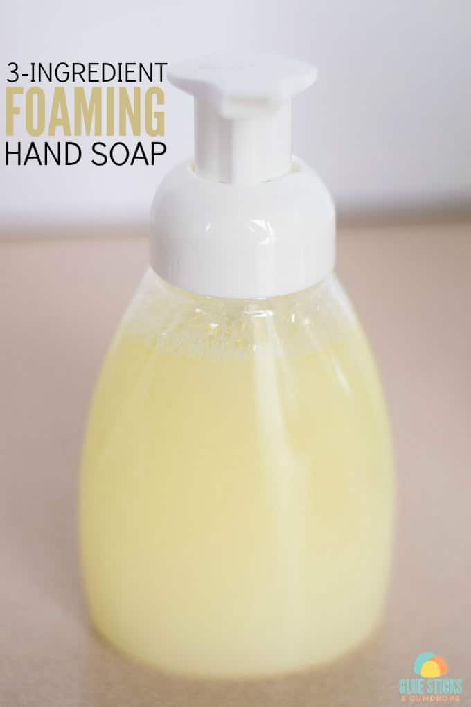 3 Ingredient DIY Foaming Hand Soap