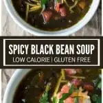 30-Minute Spicy Black Bean Soup