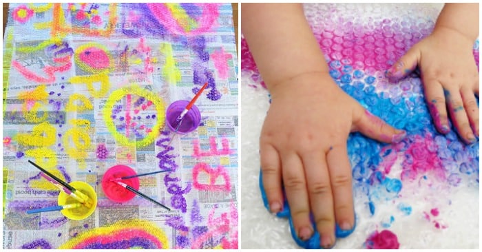 15 Amazingly Fun Bubble Wrap Art Ideas Kids Will Love