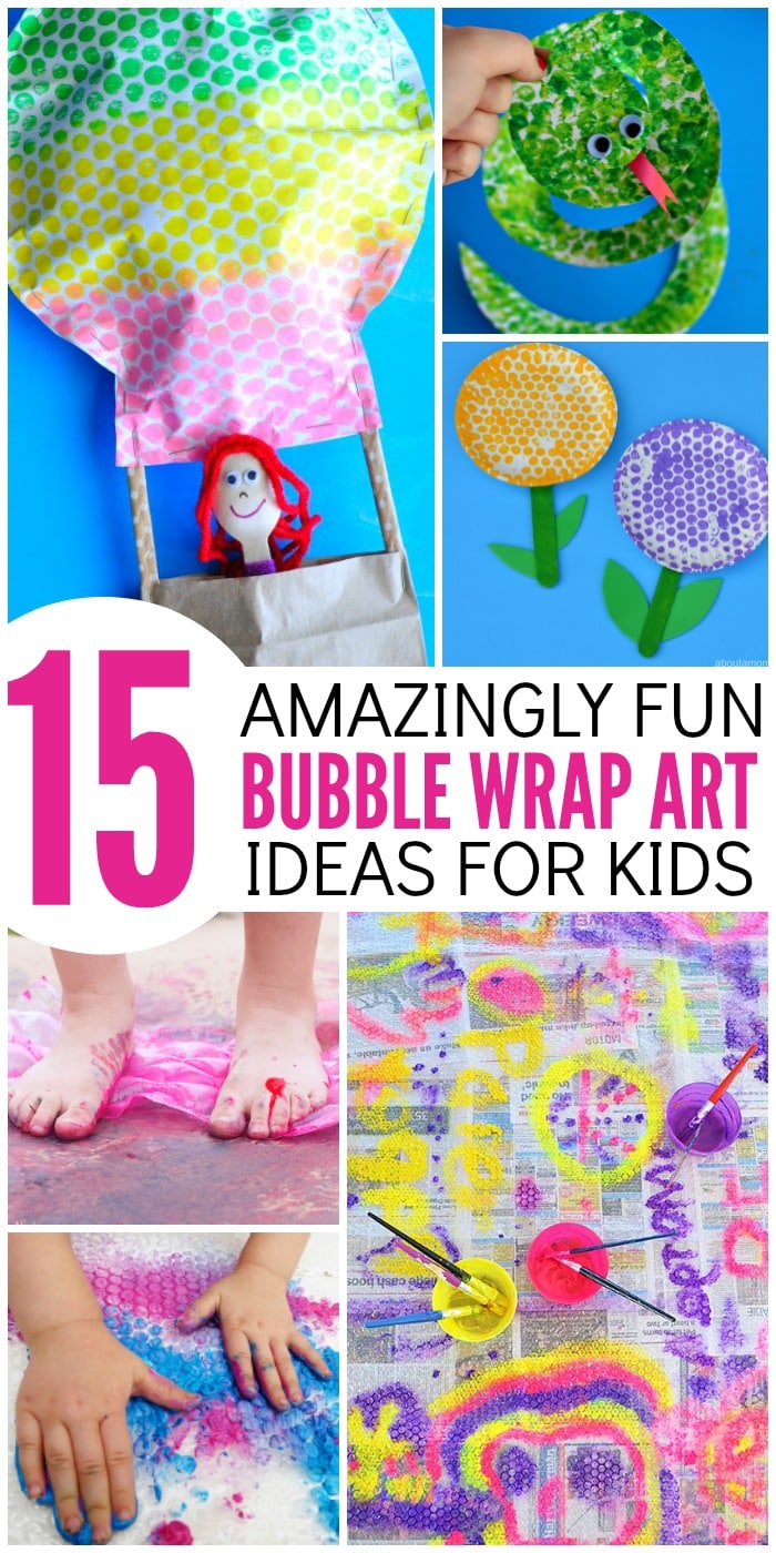 15 Amazingly Fun Bubble Wrap Art Ideas Kids Will Love