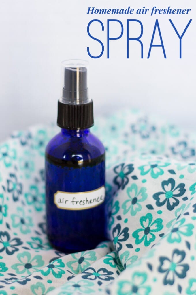 homemade air freshener spray with essential oils