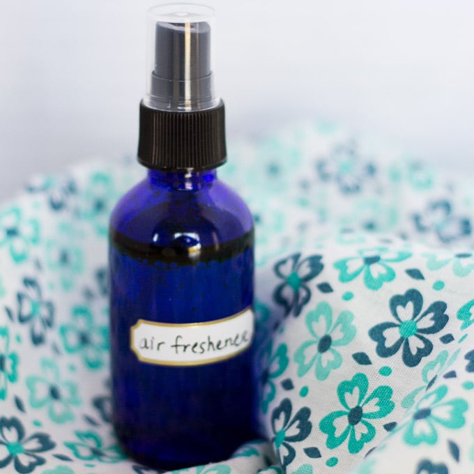 Homemade Air Freshener Spray Made with Essential Oils