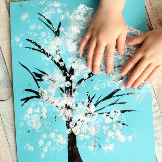 winter tree craft