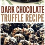 Yummy Dark Chocolate Truffle Recipe