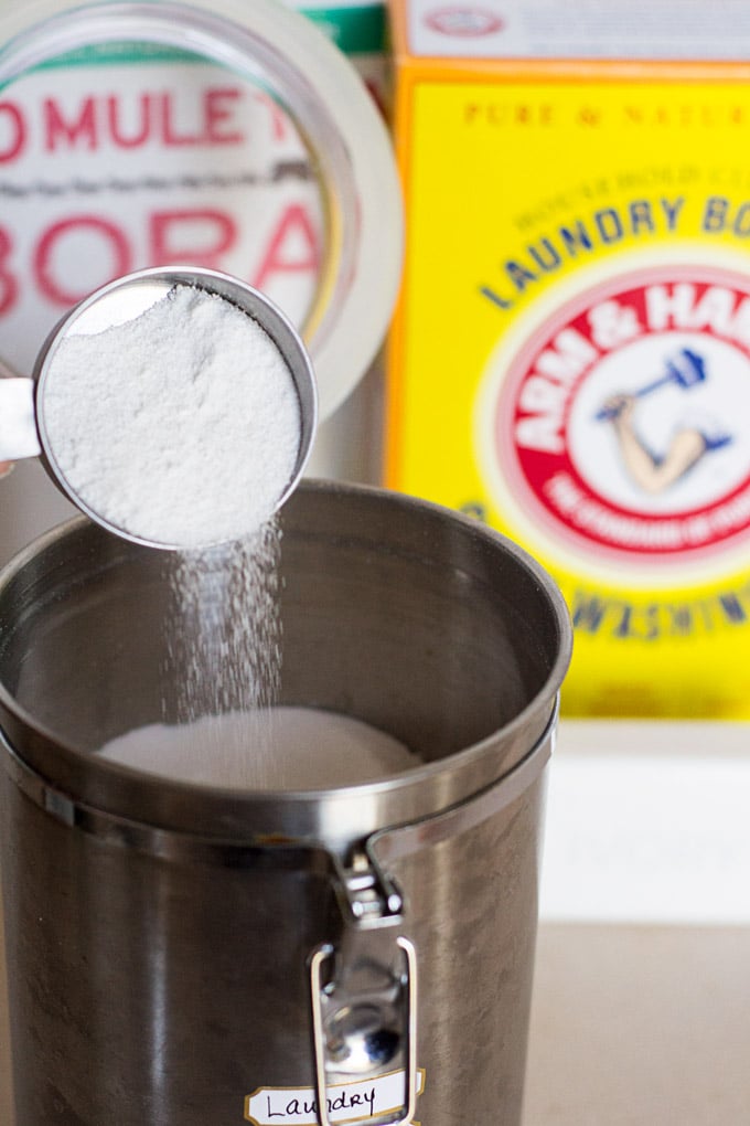 3 Ingredient Homemade Laundry Detergent Powder Recipe