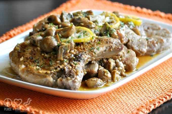 lemon garlic pork chops