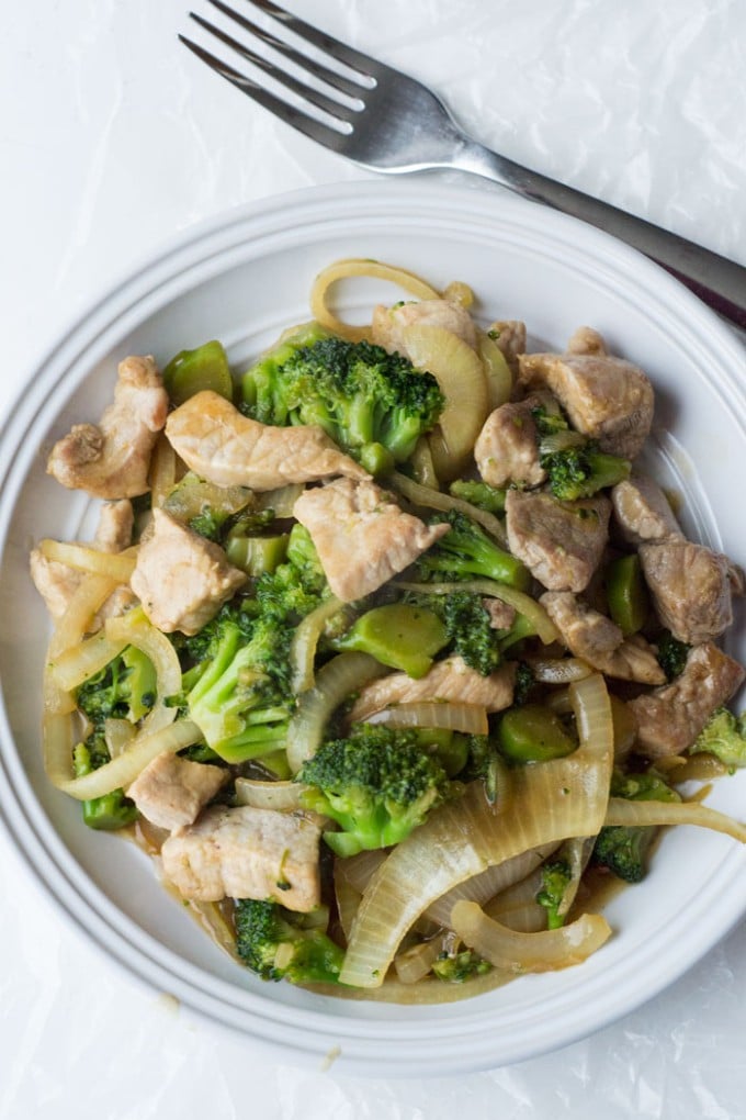 pork and broccoli stir fry low carb