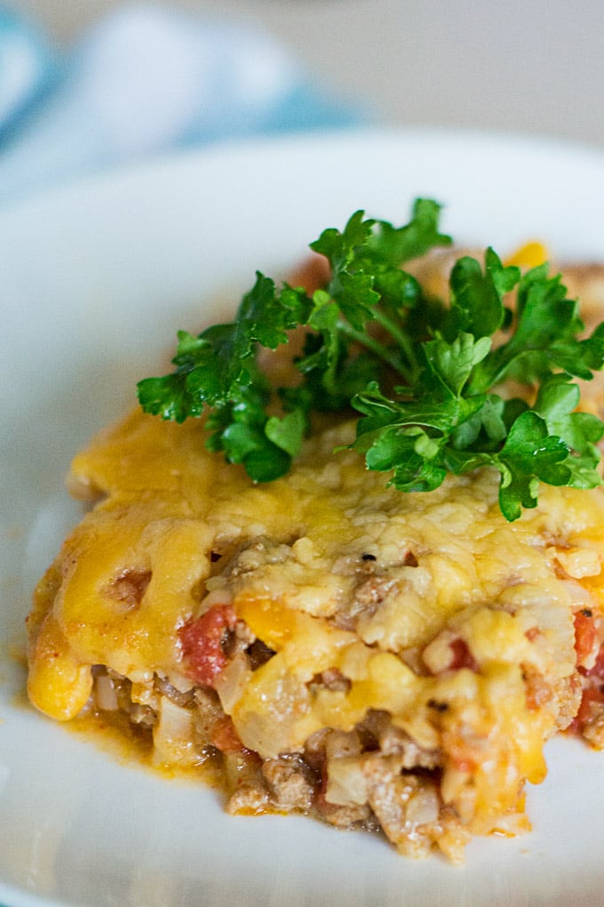 Low Carb Texas Hash with Cauliflower and Ground Turkey