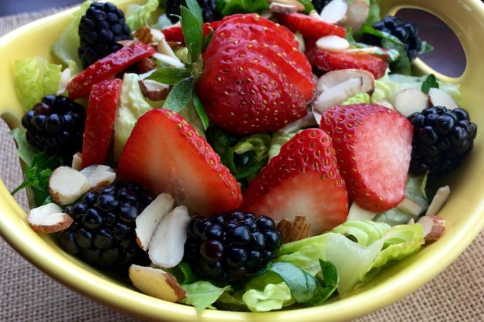 Berry Salad with seasonal berries