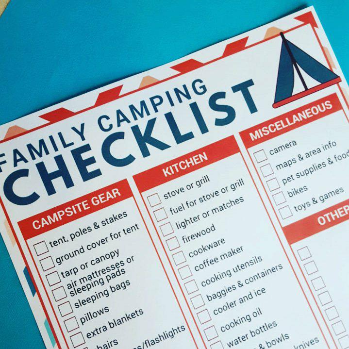 family-camping-checklist-printable