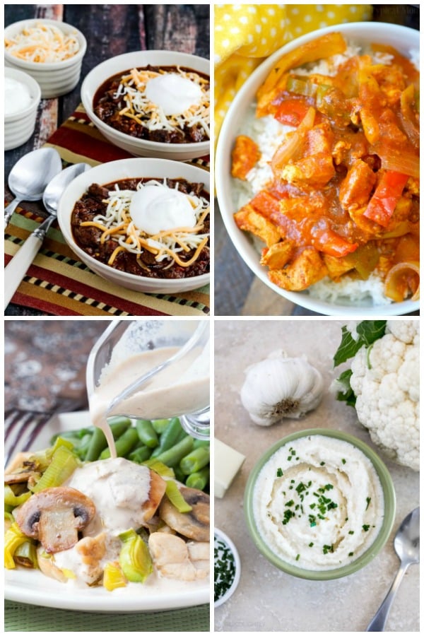 collage of Instant Pot Low Carb Recipes