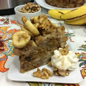 Banana Walnut French Toast in the Instant Pot