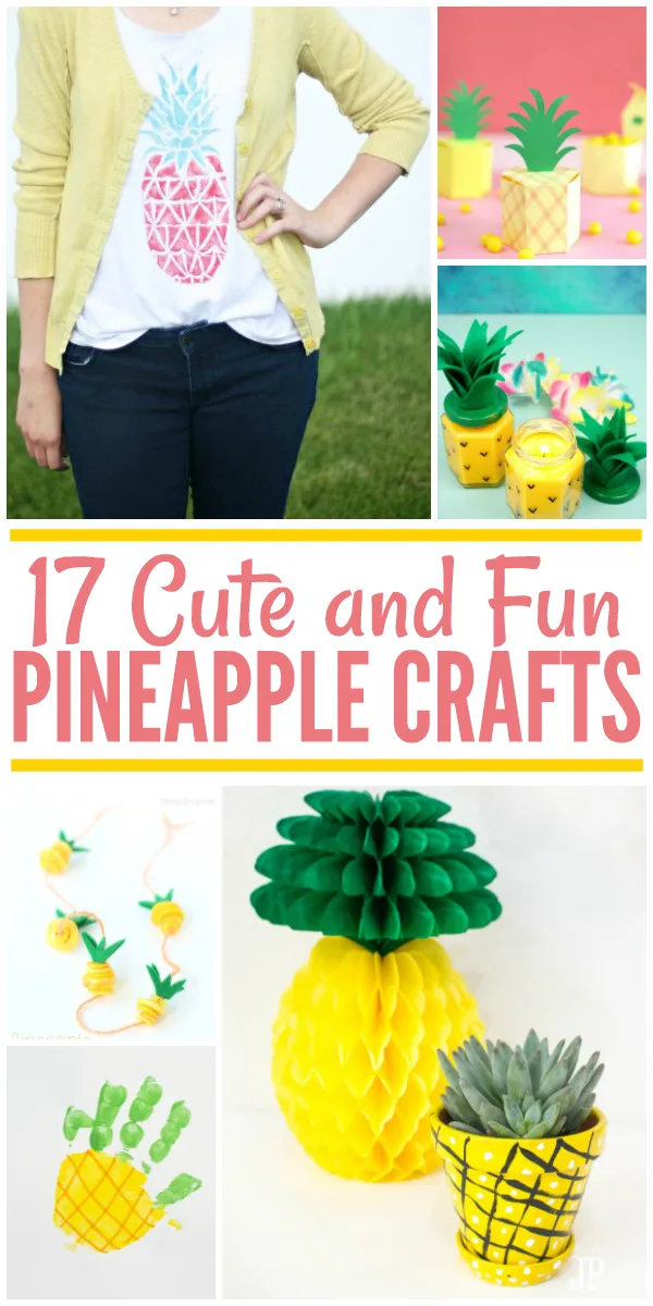 15 Pretty Pineapple Crafts for Kids - Artsy Momma