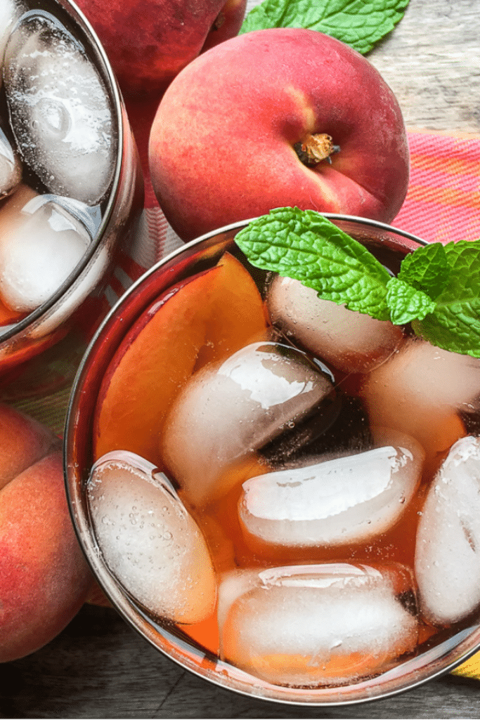 Delicious Peach Ginger Instant Pot Iced Tea