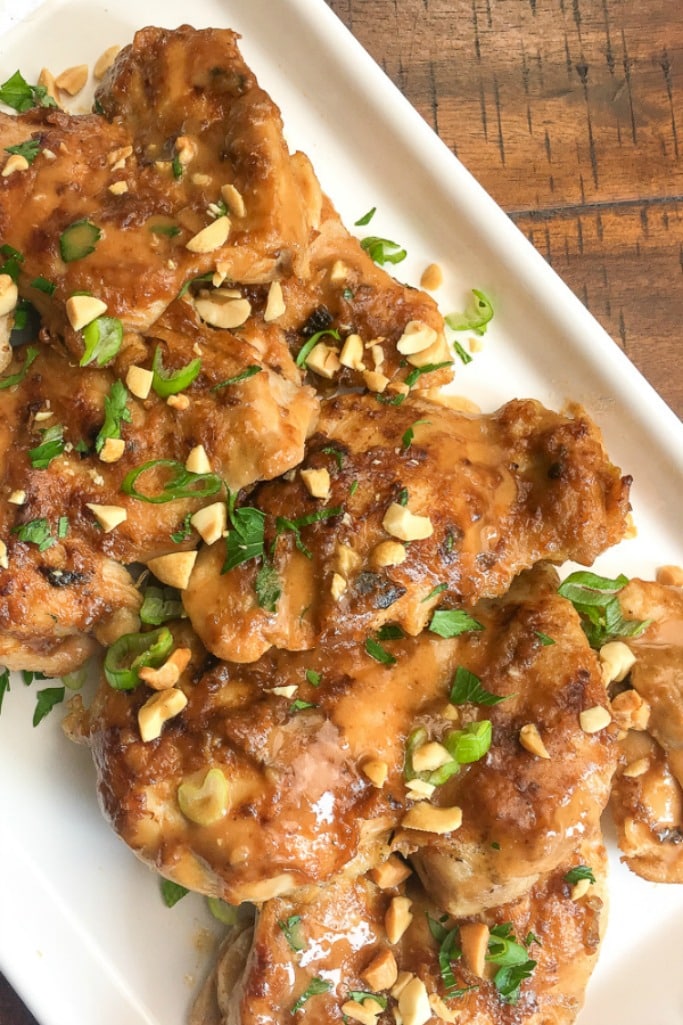 Instant Pot Thai Chicken Thighs