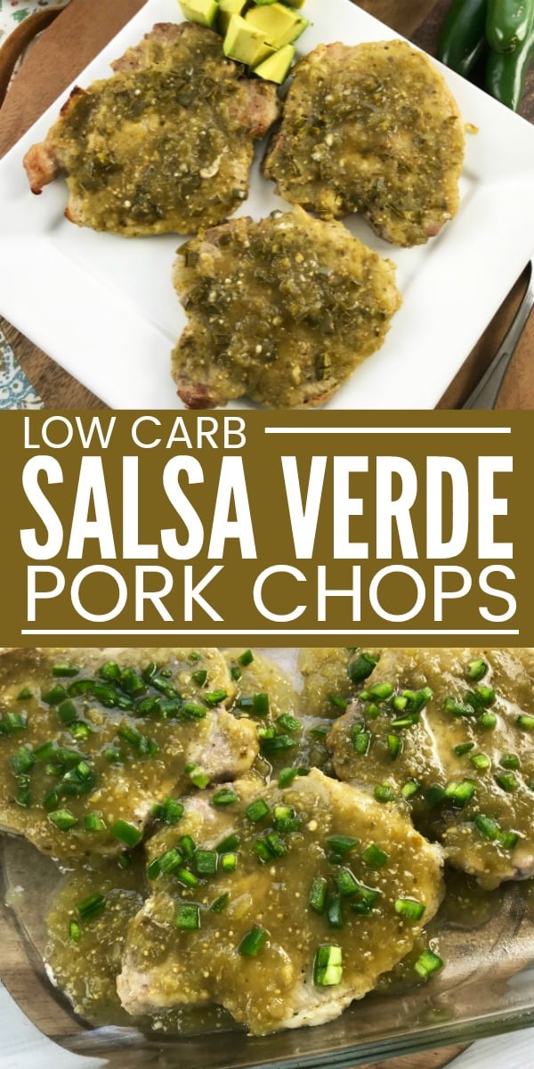 Low Carb Salsa Verde Pork Chops