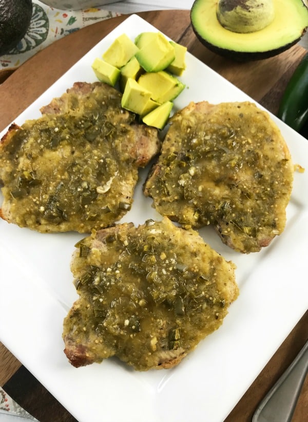 pork chops with salsa verde