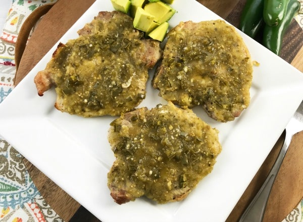 delish pork in green salsa