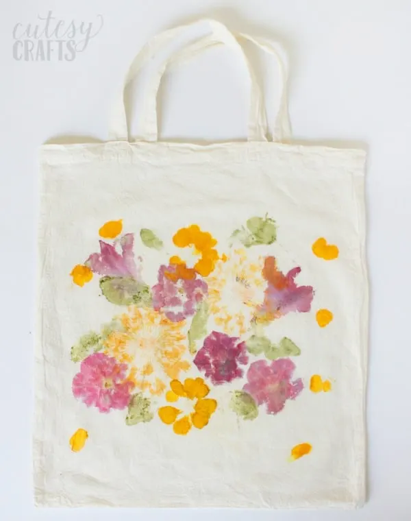 pounded flower tote