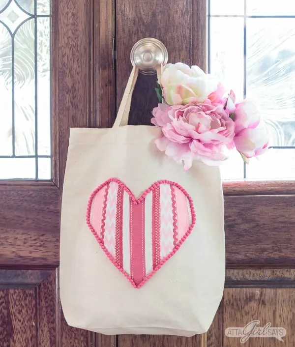 Ribbon Canvas Flower Carrying Bag - 2023
