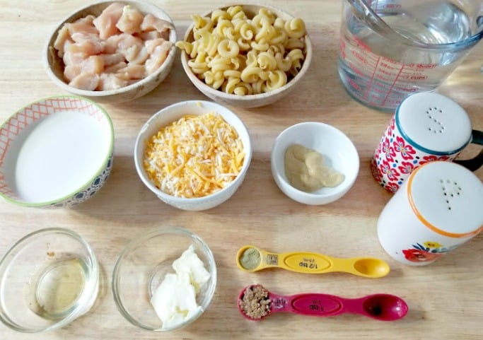 Chicken Mac and Cheese Ingredients