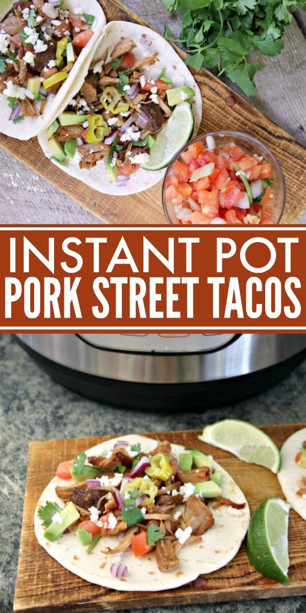 Instant Pot Pork Street Tacos - The Best Crispy IP Carnitas